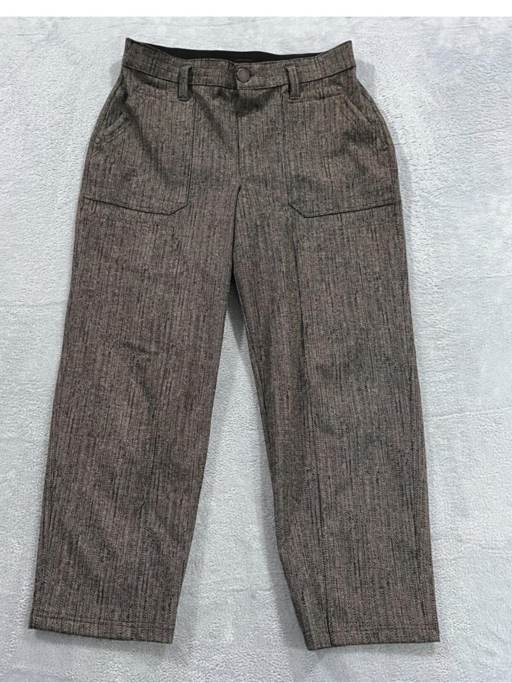 Democracy herringbone trousers size 8